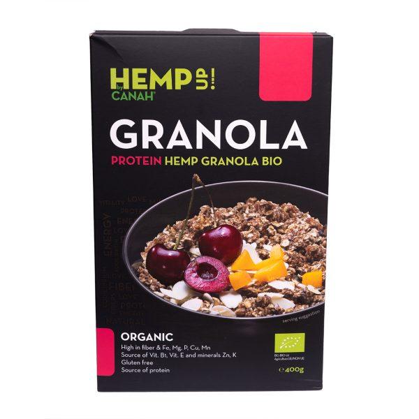 Hempup protein hemp granola bio bio-market front